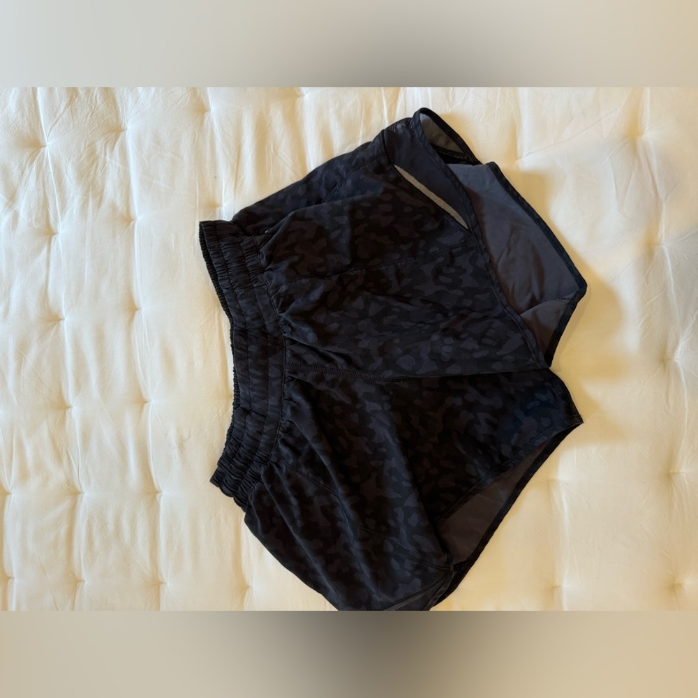 Black Lululemon shorts tall 4
